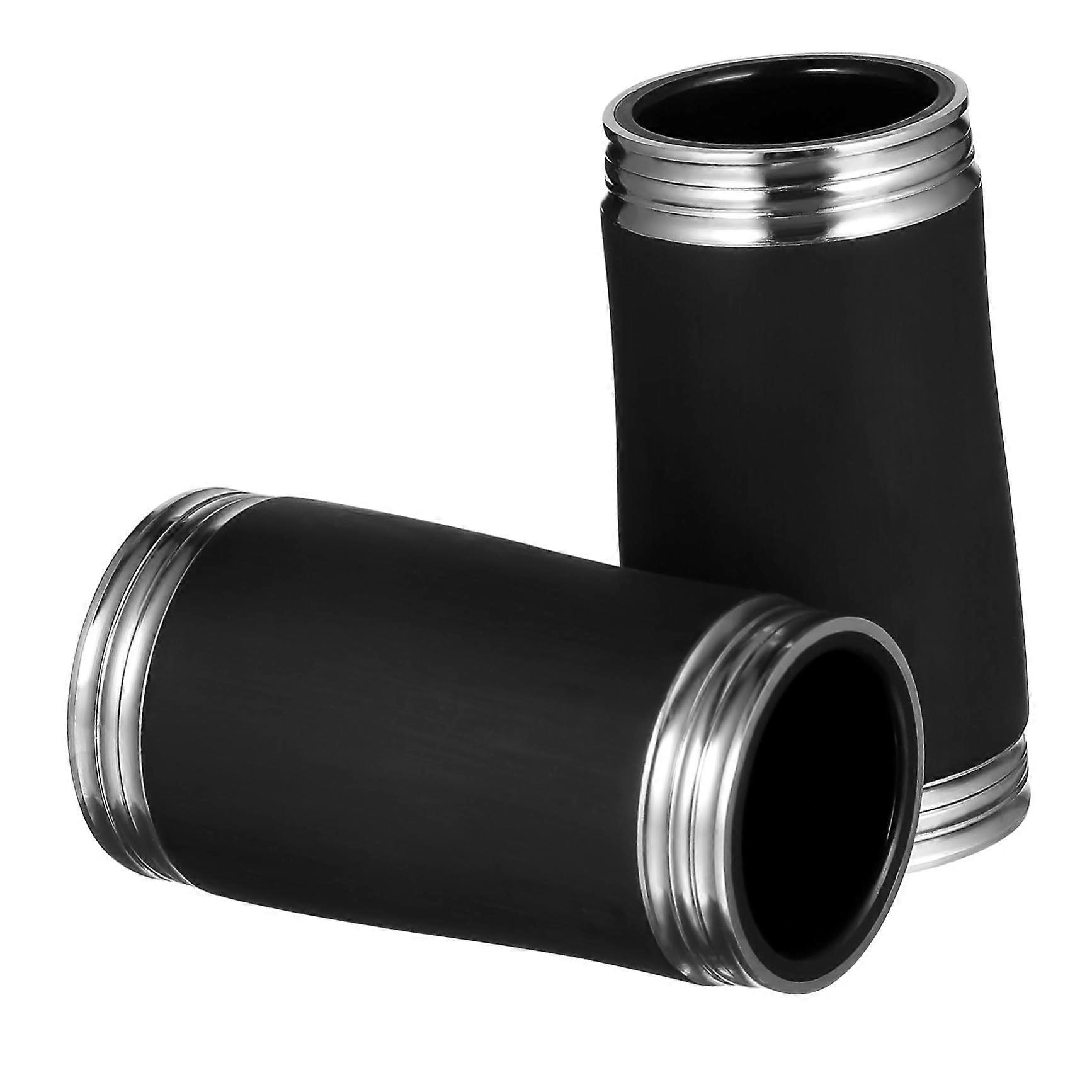 2pcs B Flat Clarinet Replacement Barrels with Precise Tuning Control, Lightweight Polished Design