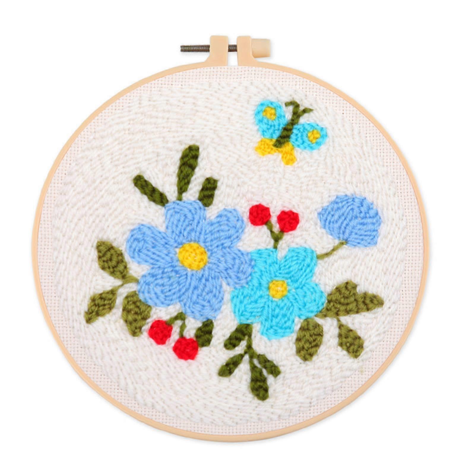 Beginner Flower Punching Needle Embroidery Set