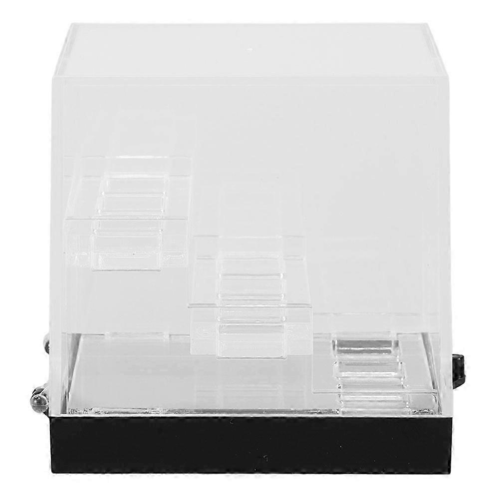Gemstone Display Box Clear Acrylic Showcase Box 5Pcs compatible with Storage Use