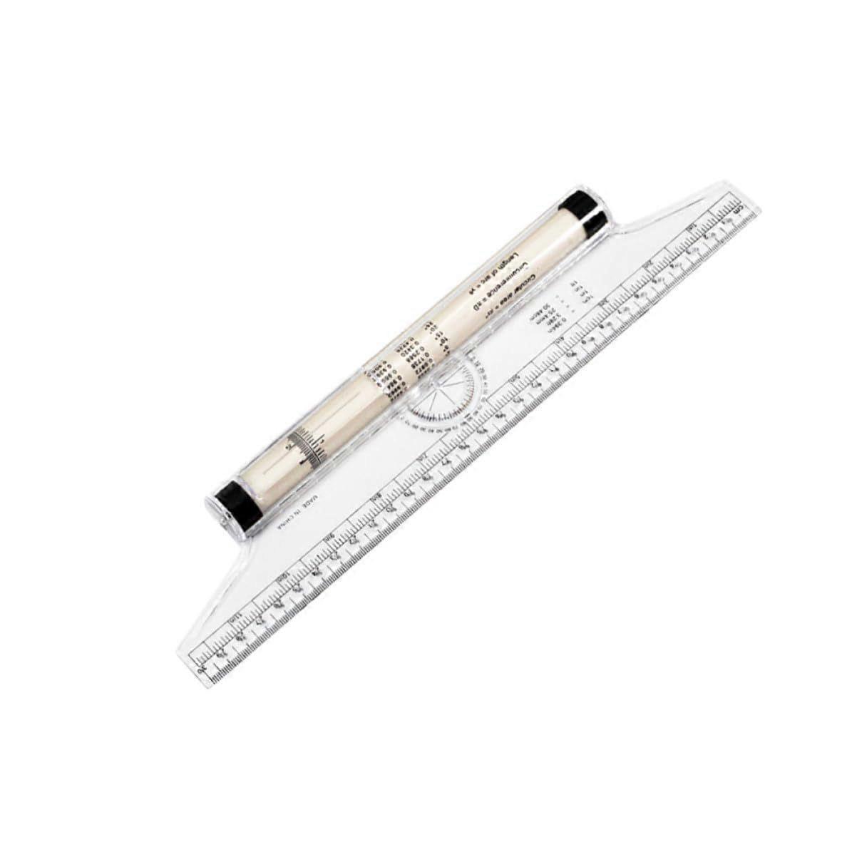 Plastic Rolling Ruler Parallel Drawing Tool for Angle Measurement Drafting