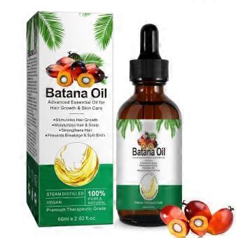 100% Pure Batana Oil for Hair Growth 2 fl oz from Honduras – Deep Hydration and Frizz Control