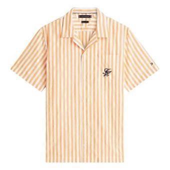 Tommy Hilfiger Mens Striped Weave Shirt