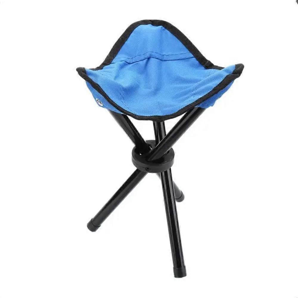Portable Folding Triangular Stool Compact Size Lightweight Fishing Chairs Multifunction Camping Benches Trips