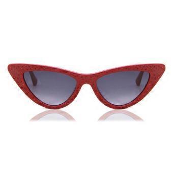 Guess GU7810 68B Full Rim Red Women Cat Eye Sunglasses UV3 Original