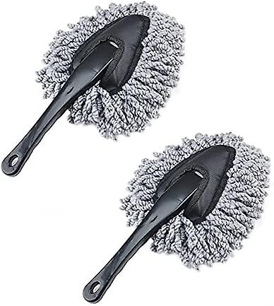 2 Pack Super Soft Microfiber Car Dash Duster Brush for Car Cleaning Home Kitchen Computer Cleaning Brush Dusting Tool