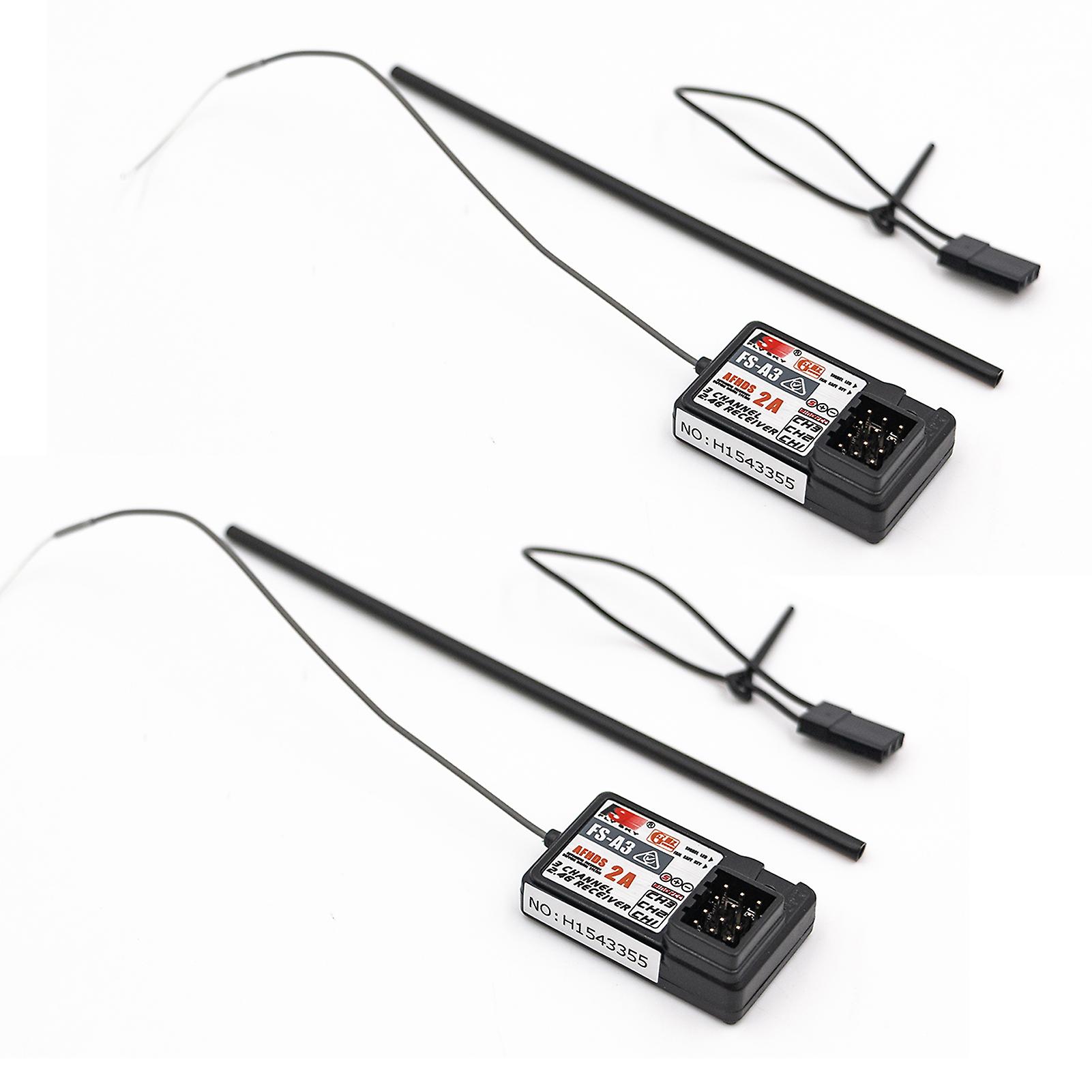 2pcs Fs-a3 Afhds2a 2.4g 3ch Receiver