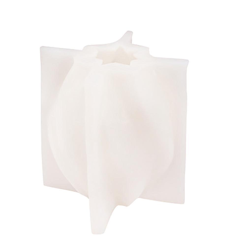 Geometric Wave Twirl Candle Molds Taper Abstract Art Decorative Wavy Stripe Pillar Modern Candles S