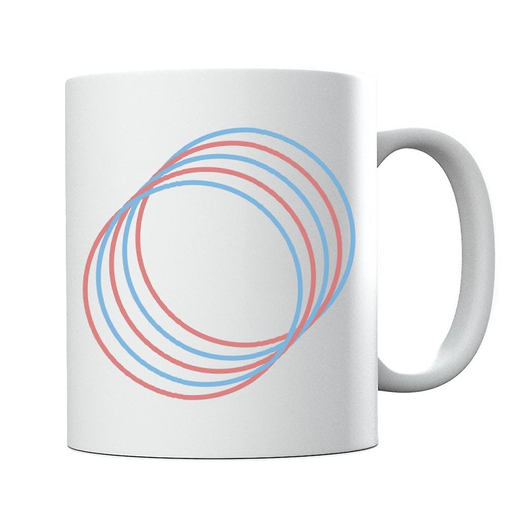 Geometric Shape Colour Rings Mug