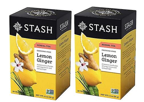 Stash Lemon Ginger Herbal Tea 2 Pack