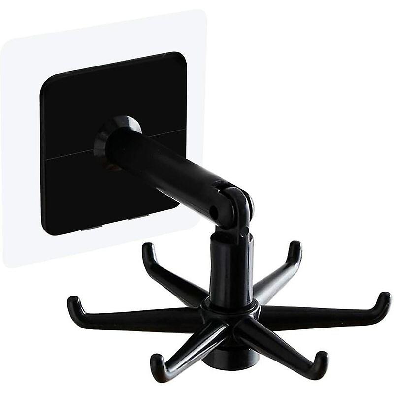 Self Adhesive Rotating Folding Hooks Mounted Kitchen Tools for Hanging Towel Hooks for Bathrooms