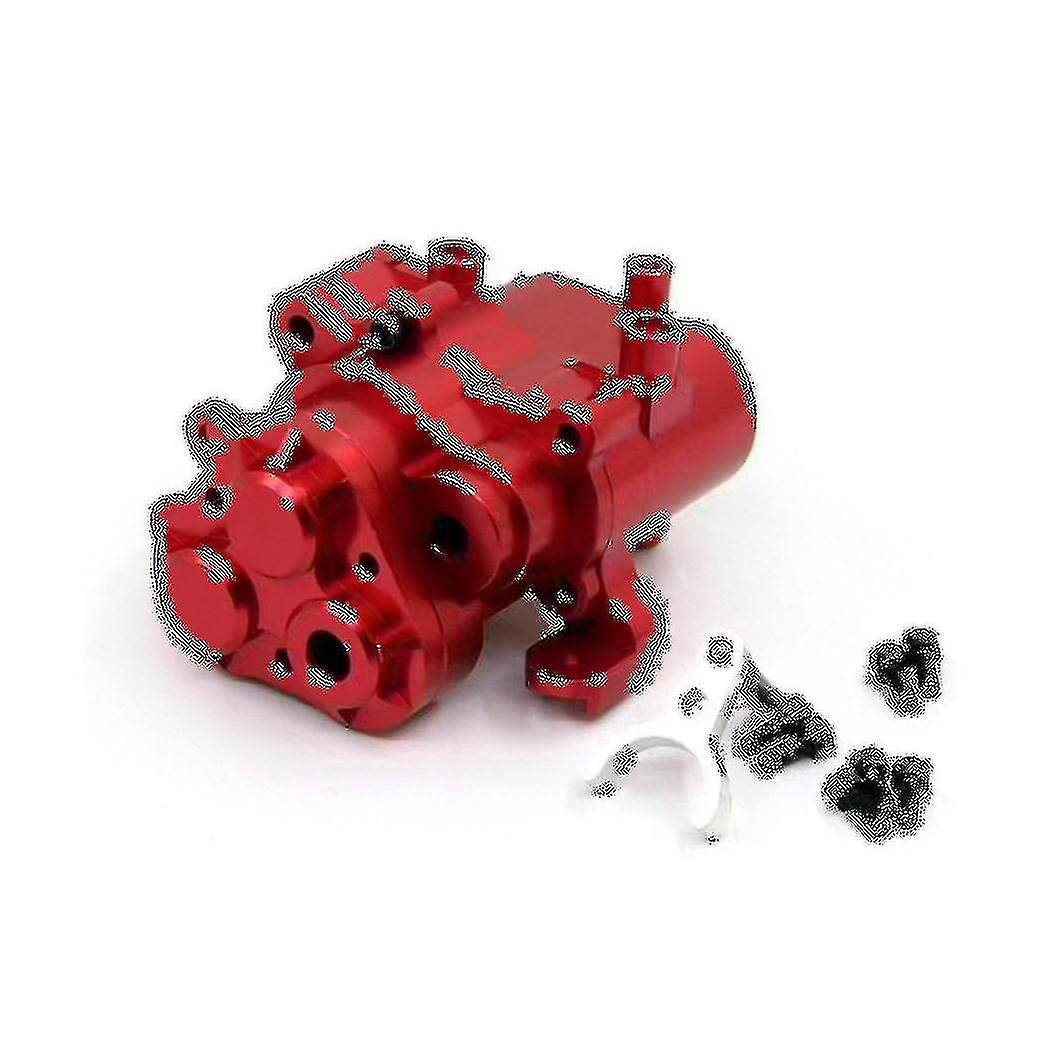 For 1/10 Simulation Climbing Car -4 Aluminum Medium Wave Box Set-metal Shell,red