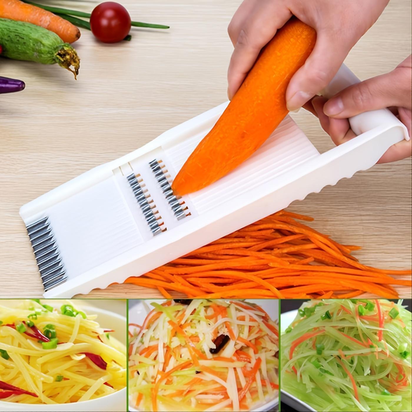 1pc Multi-functional Vegetable Cutting Grater Shredded Potato Shredded Household Grater With 4-blade 103in*41in