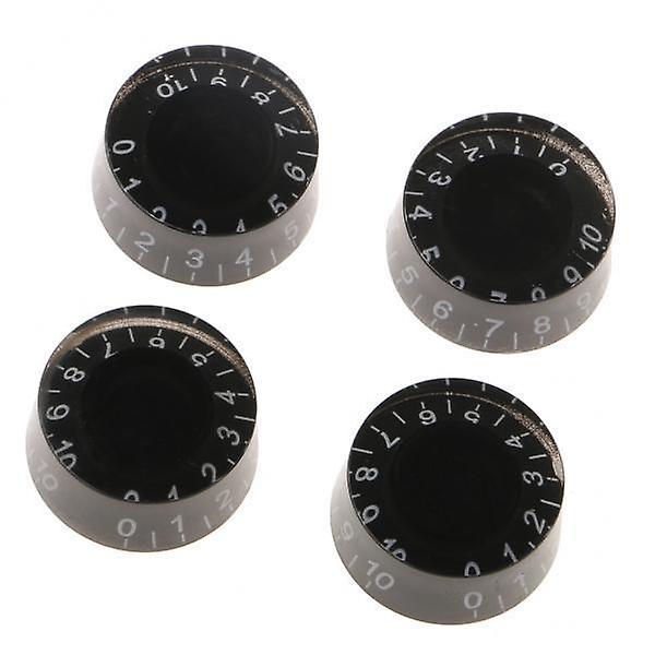5x4pcs Black Speed Volume Tone Control Knobs for LP Les Paul Electric Gutar