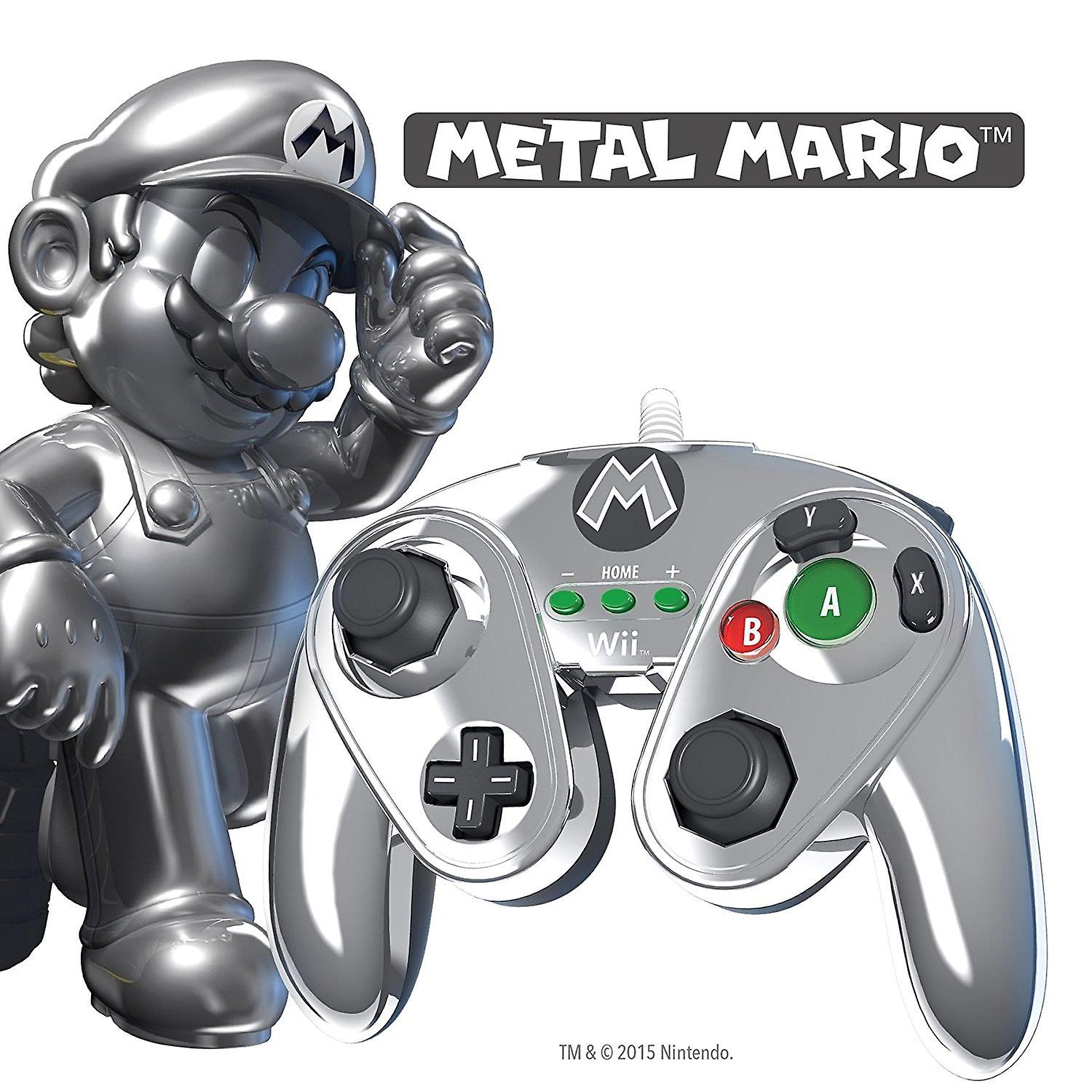 Metal Mario 30th Anniversary Controller For Wii U