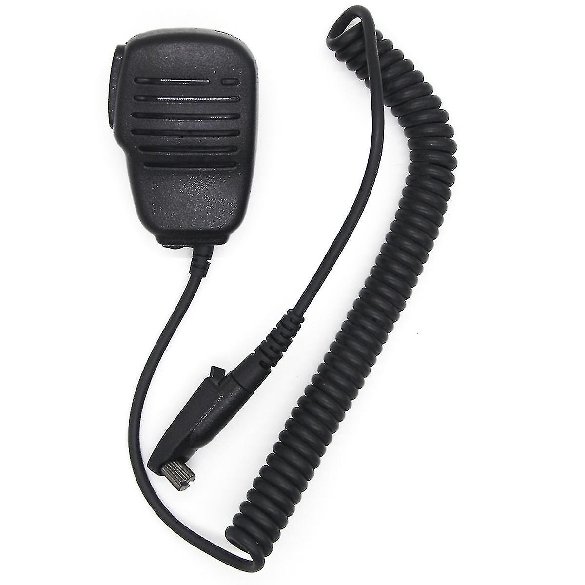 Two Way Radio Mic Microphone Walkie Talkie Speaker Mic For Gp328plus Gp344 Gp388 Plus