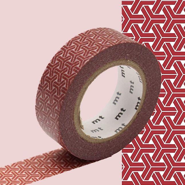 Masking tape traditionnal - Red - 1,5 cm x 7 m