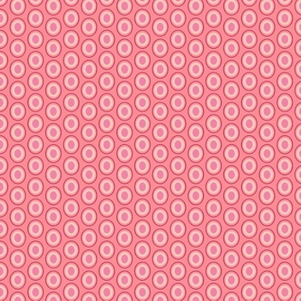 Oval Elements 100% Cotton Poplin Fabric Sweet Pea - per metre