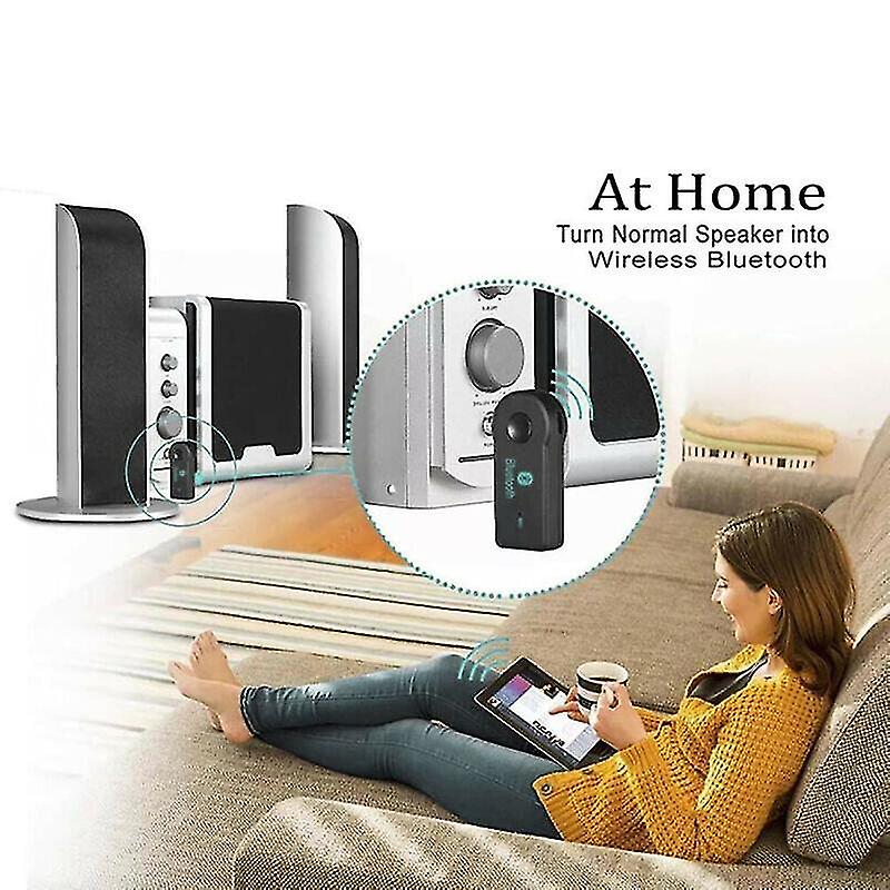Bluetooth Transmitters 3.5mm Wireless Bluetooth Receiver Aux Audio Stereo Music Car Adapter Pc Desktop