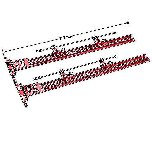 Parallel Rail Guide System Aluminium Alloy Circular Saw Track Set Fixed Guide Rail Bracket for Track Saw - Repeatable Cuts