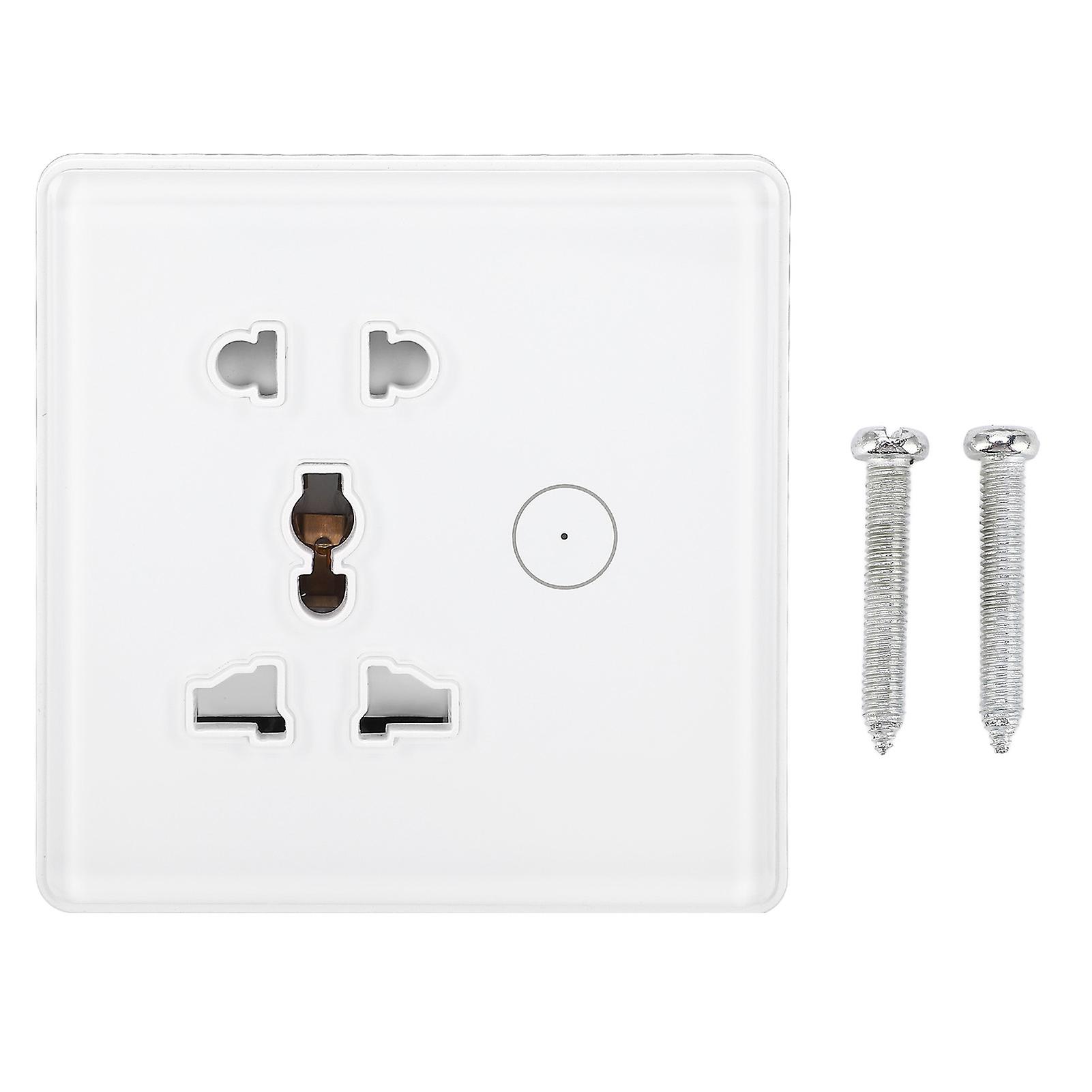 Smart Socket with Touch Switch APP Romote Control Timing Function WIFI Outlet for Tuya AC100‑240V