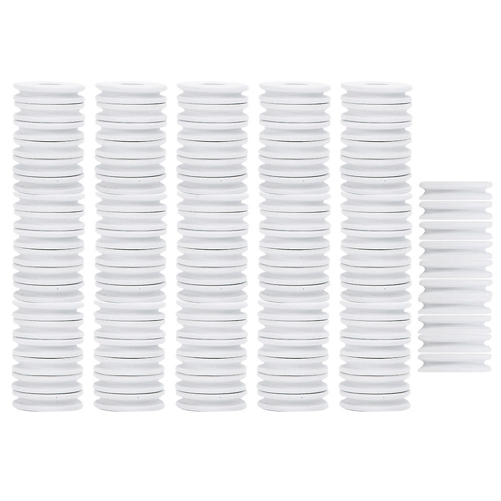100pcs Foam Fishing Line Spools Circular Winding Plates