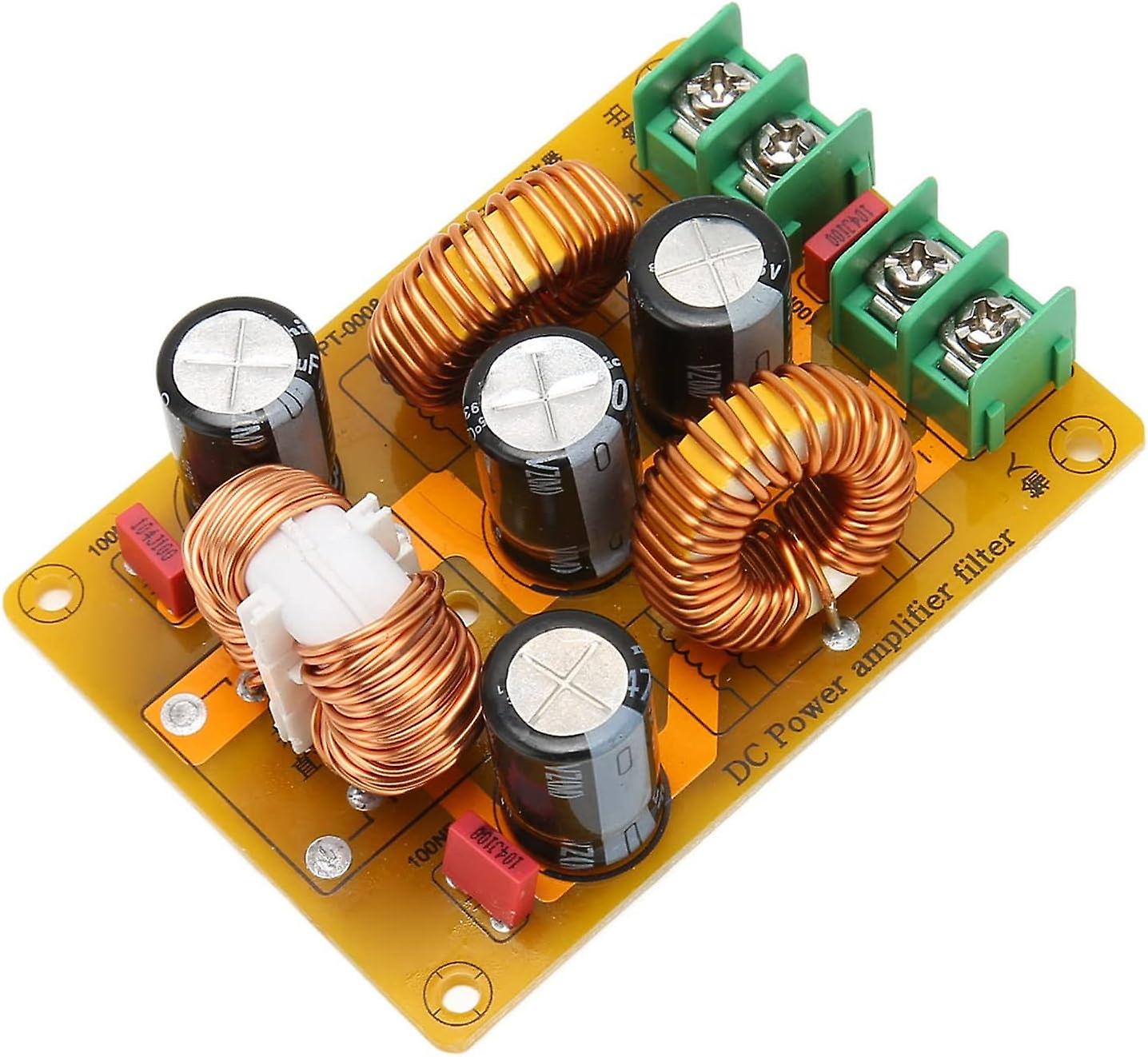 EMI Power Filter Board, Passive Filter DC EMI Power Filter 3 Stage Filtering Common Mode EM Filter E