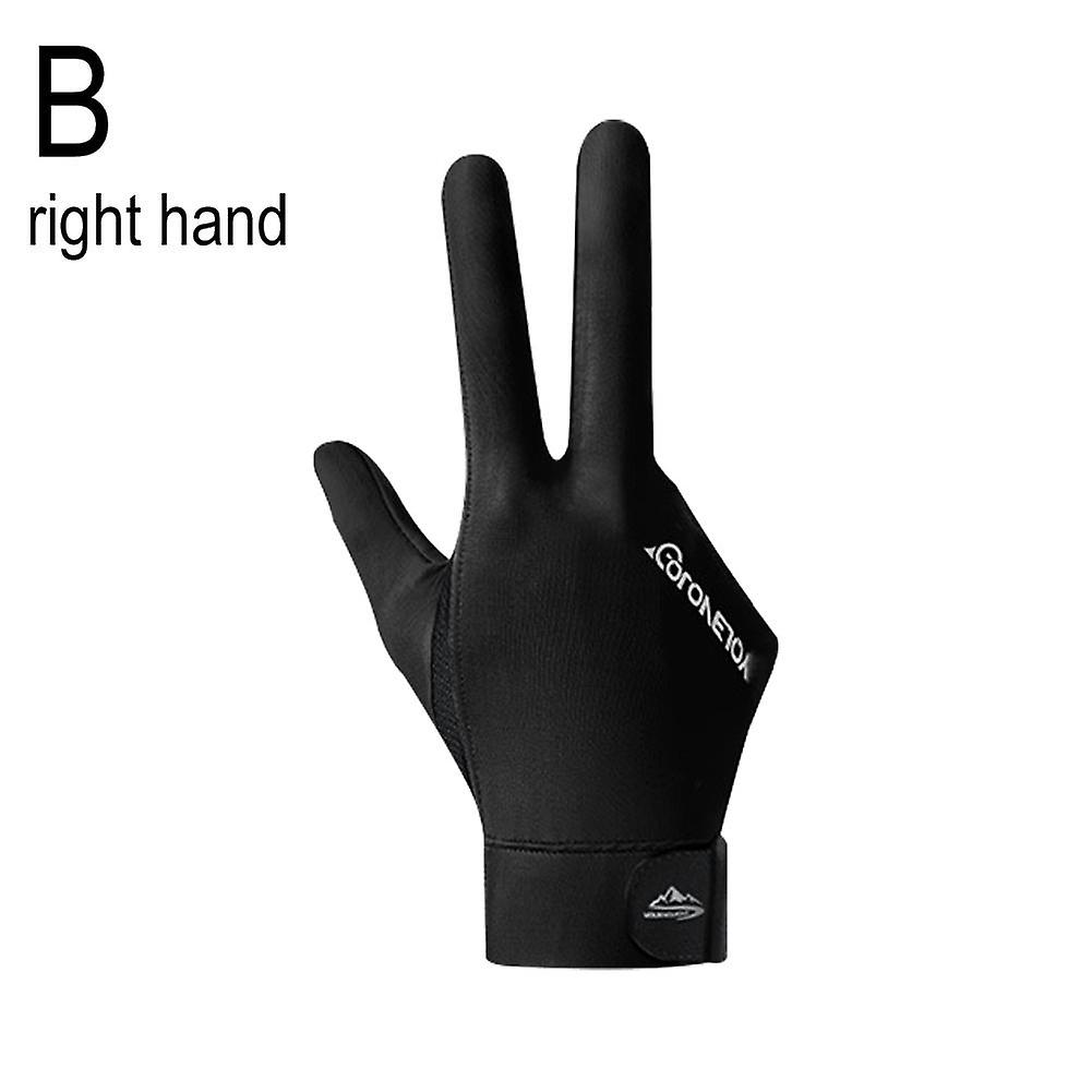 Professional Billiards Glove with Non-Slip Grip Three-Finger Design for Enhanced Control and Comfort Left or Right Hand