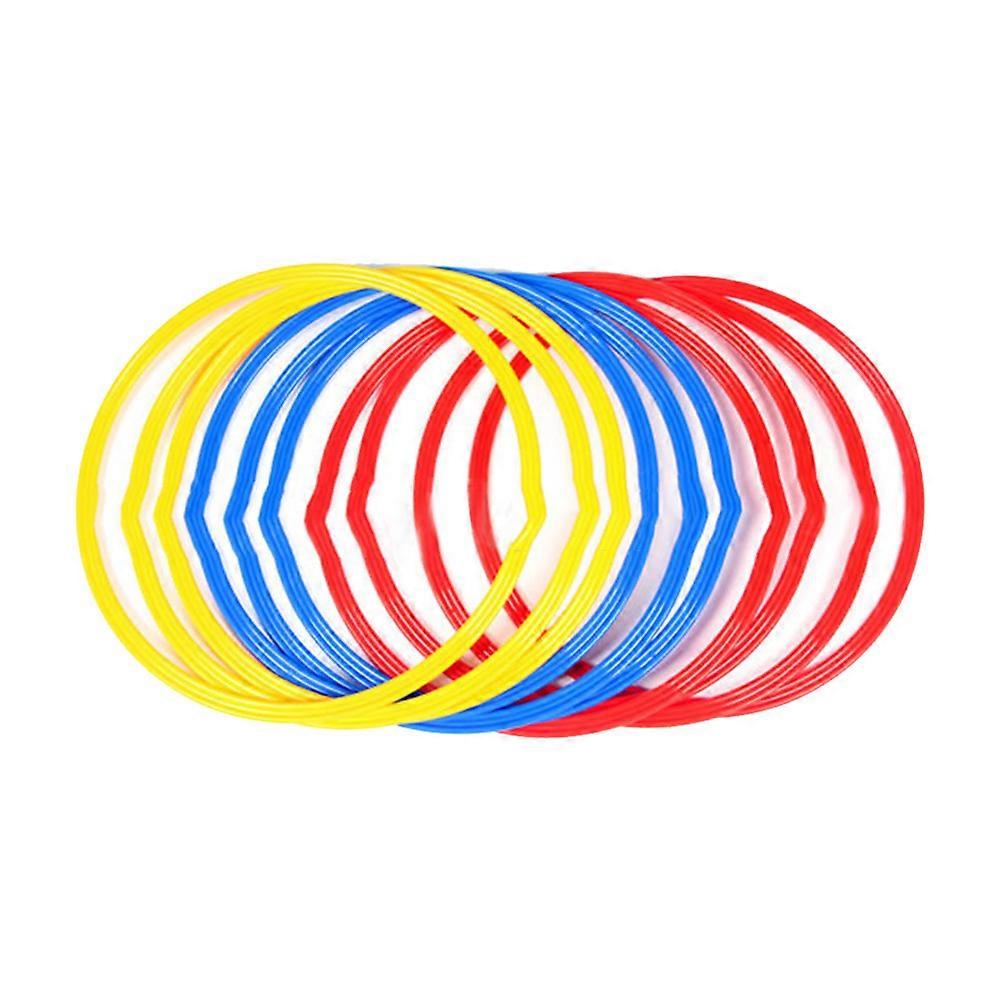 6-Piece Multicolor Speed Rings for Soccer Control and Agility Training