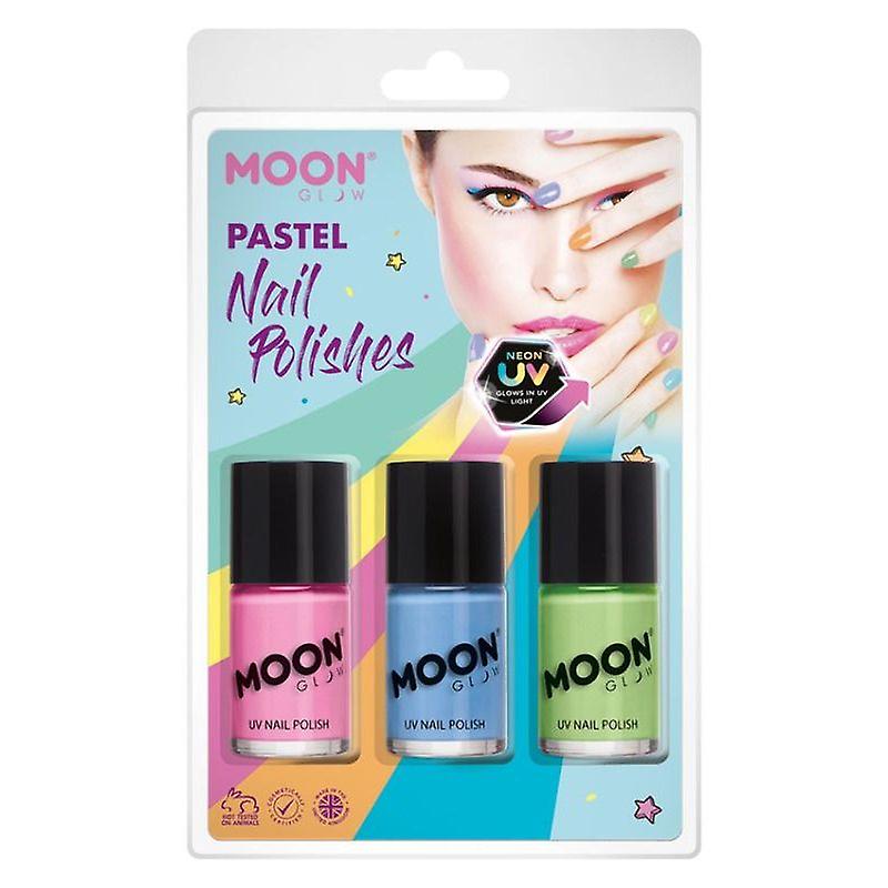 Moon Glow Pastel Neon UV Nail Polish Assorted Box Set Costume Make Up main image 0