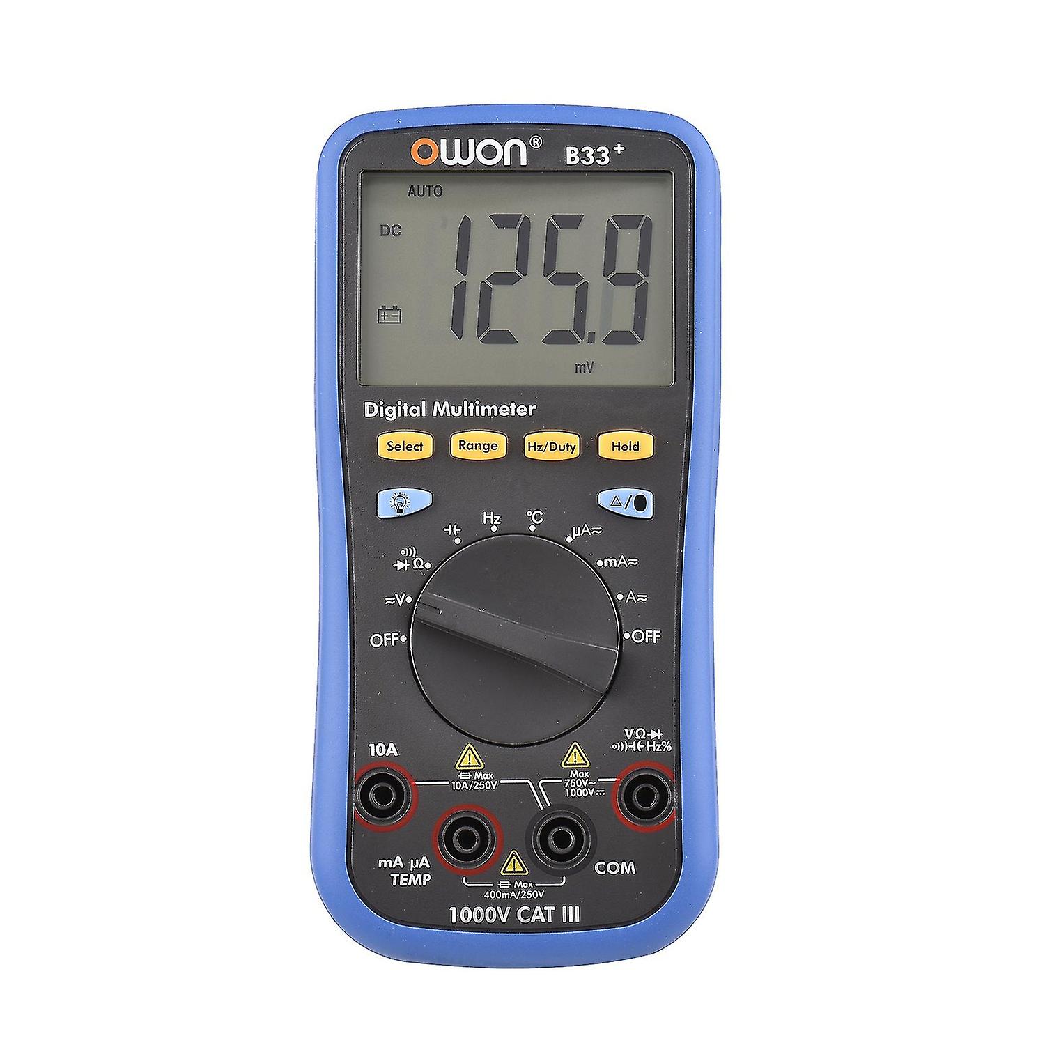 Owon B33+ Digital Bt Multimeter With Offline Record 3999 Counts Auto-ranging Electrical Tester With 