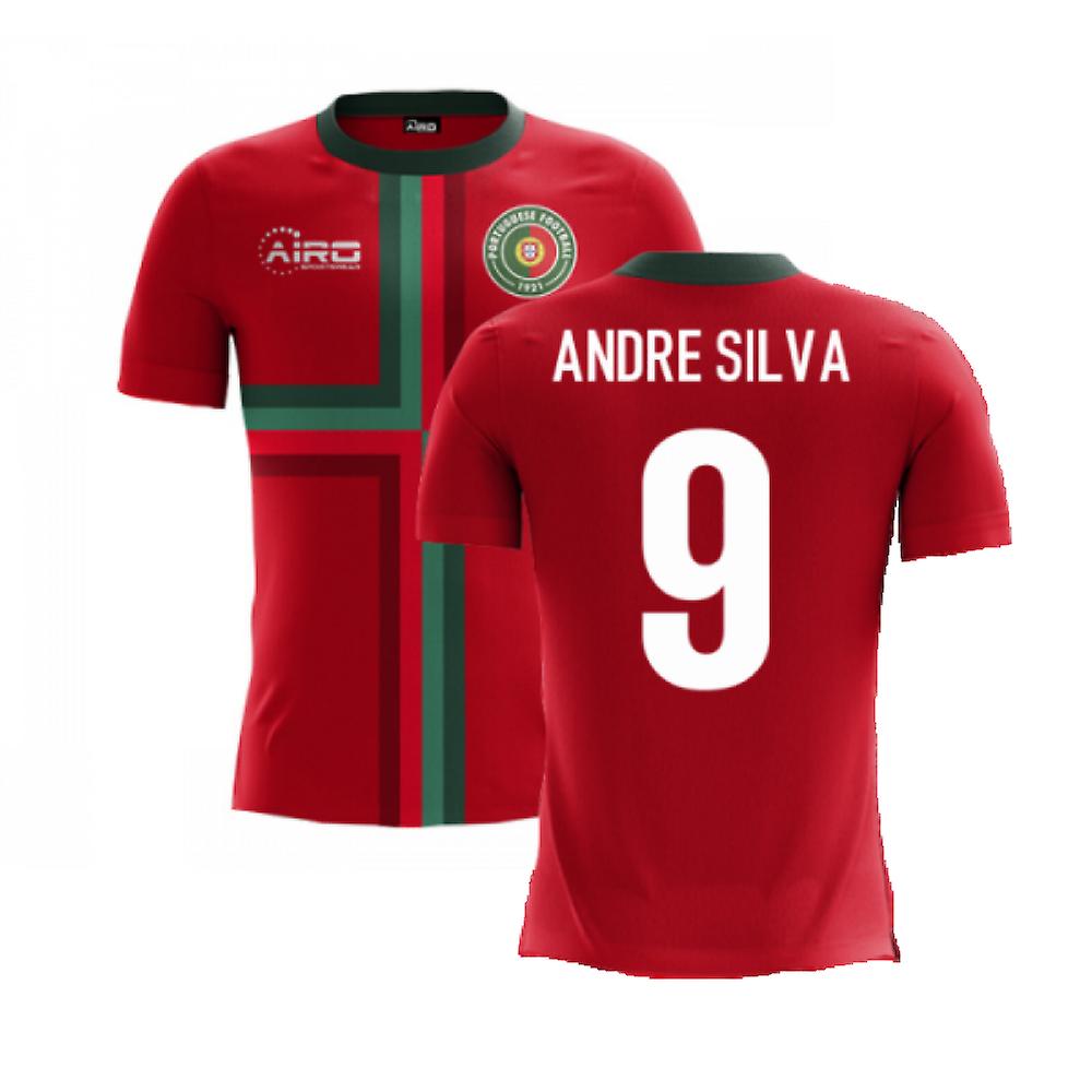 2025-2026 Portugal Airo Concept Home Shirt (Andre Silva 9)