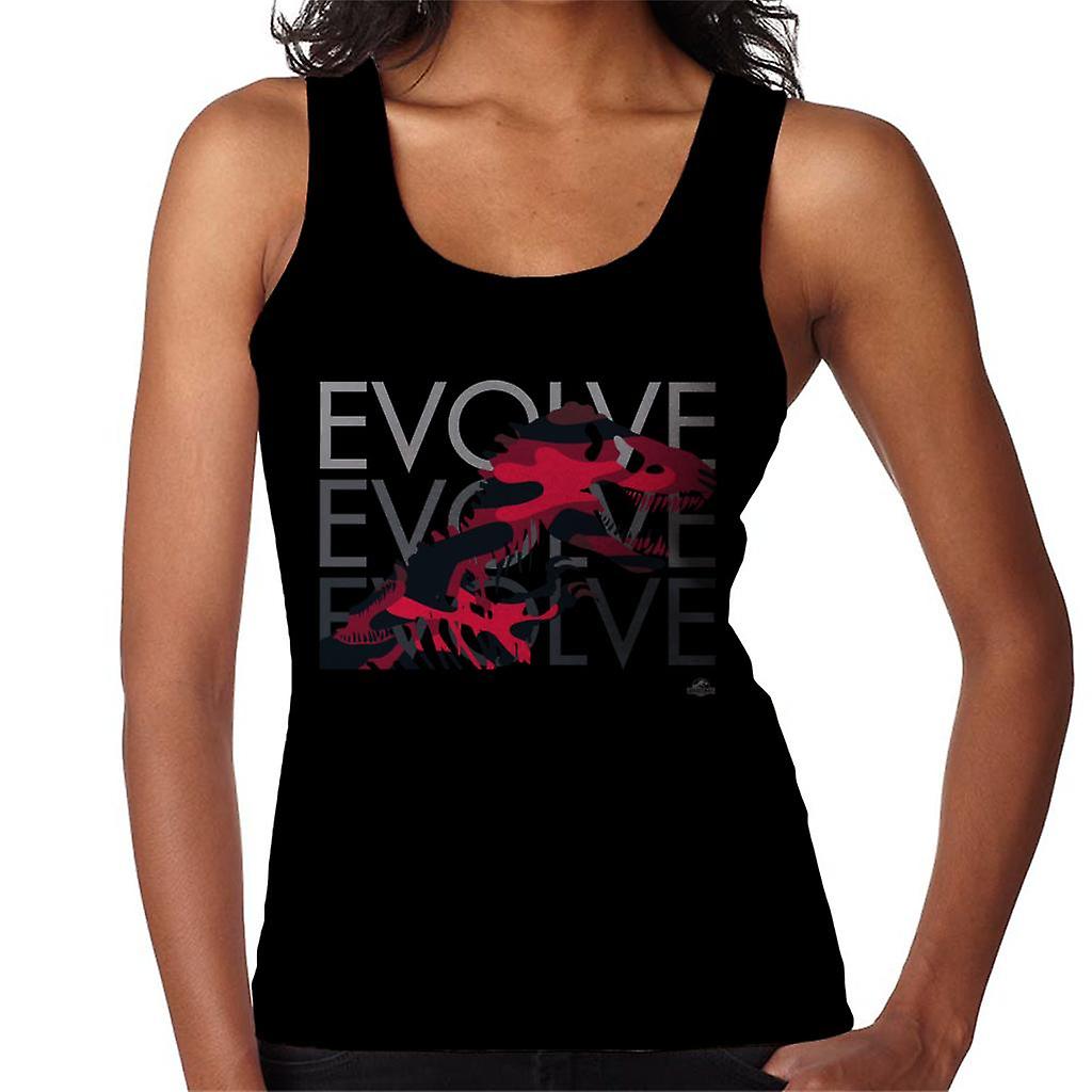 Jurassic Park T Rex Evolve Evolve Evolve Women's Vest