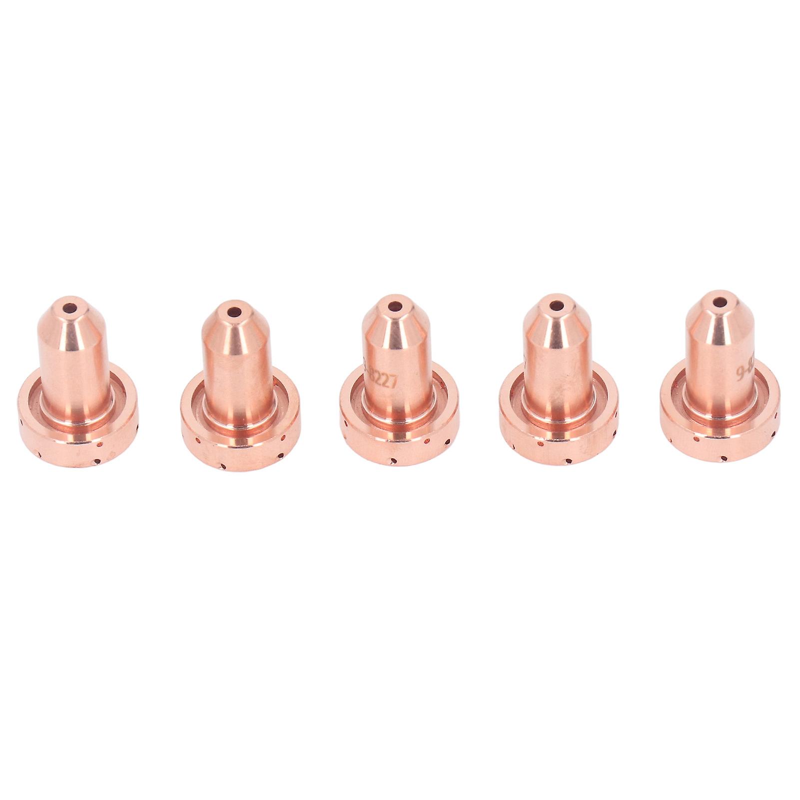 5 Pcs Nozzle Tip 9‑8227 Brass Nozzle Tips for Thermal Dynamics SL60 SL100 Plasma Cutting Torch