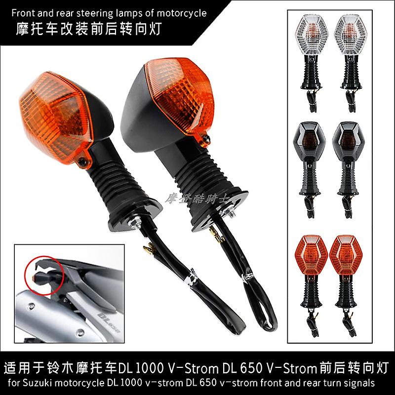 For Suzuki Motorcycle DL 1000 V-Strom DL 650 V-Strom Modified Front and Rear Turn Signals