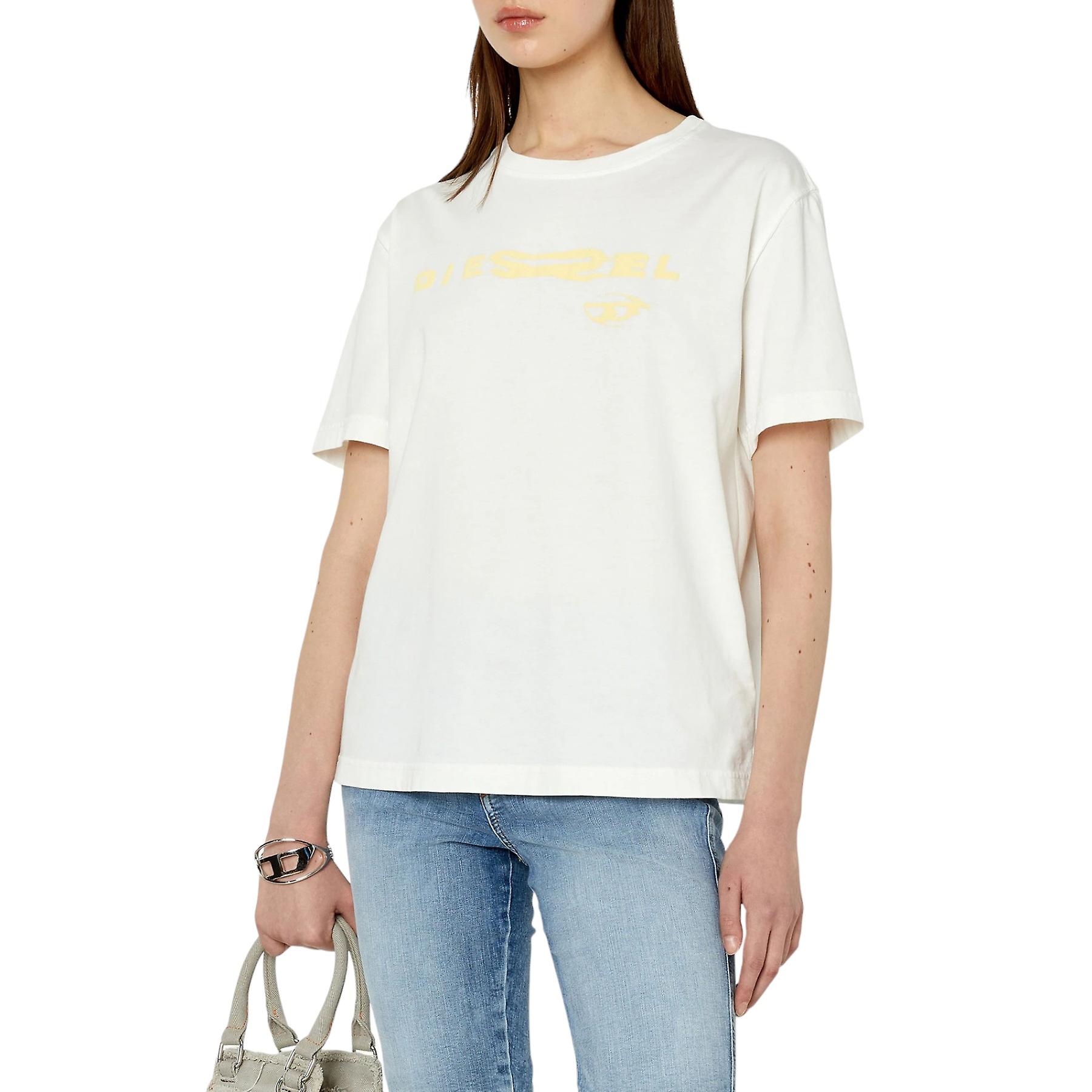 Diesel Womens T Shirts Crew Neck Short Sleeve Casual Summer Tee