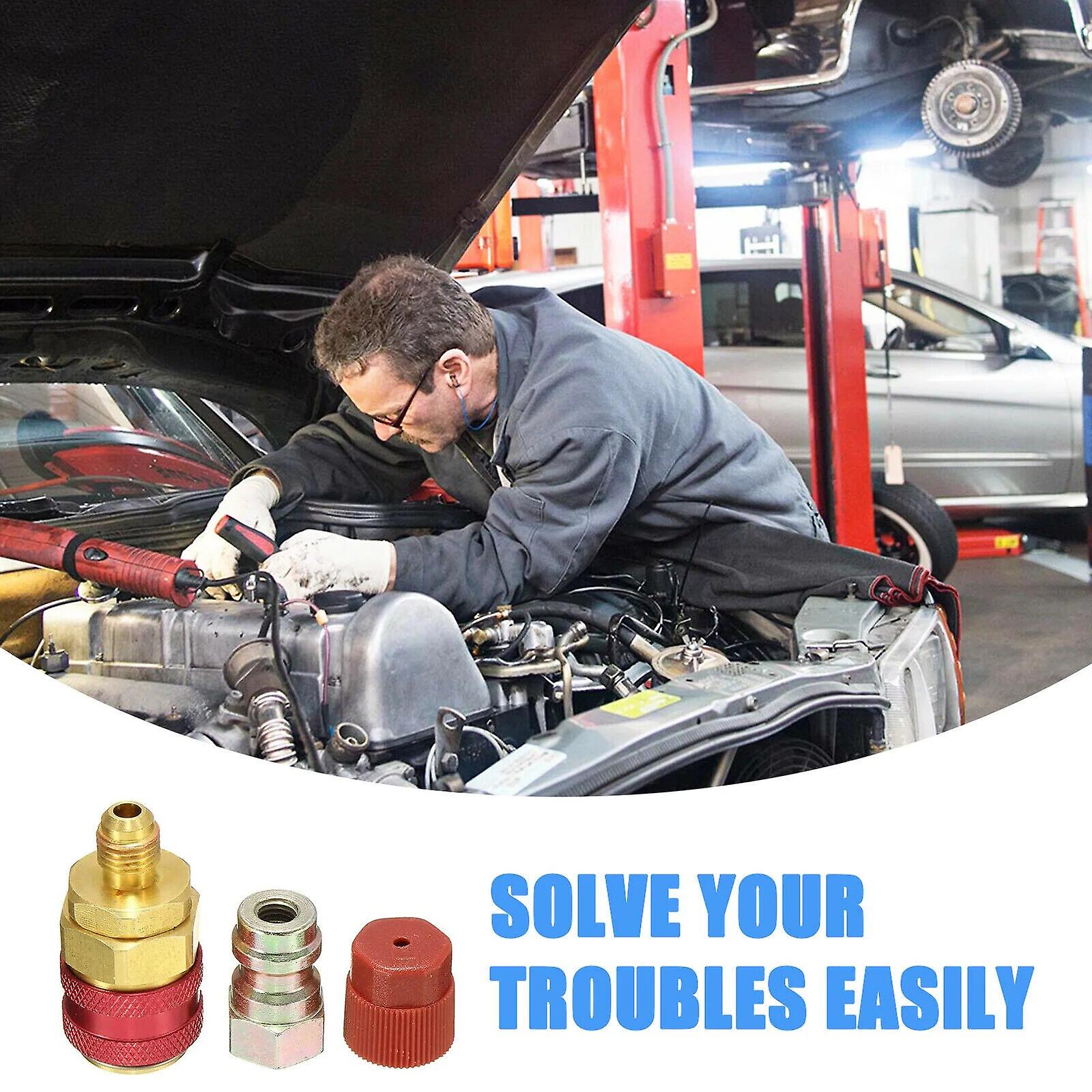 High Side Extension R134a Quick Coupler Adapters Car Air-conditioning Fitting Quick Coupler