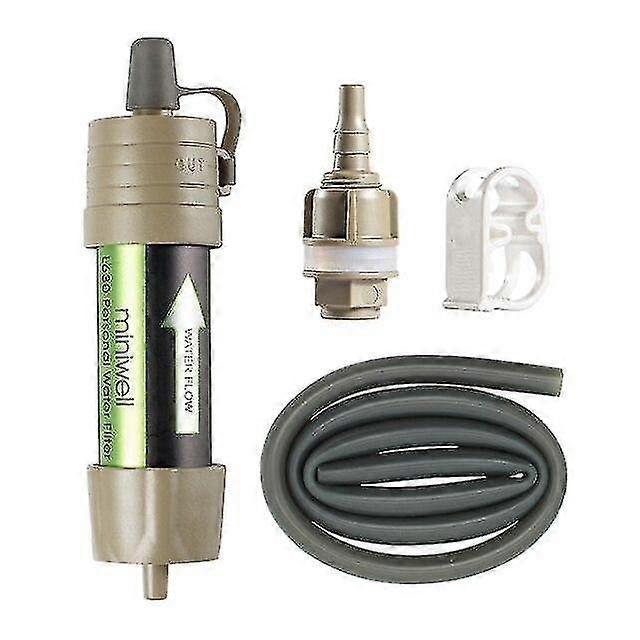 Outdoor water purification straw gravity water purification bag portable filter