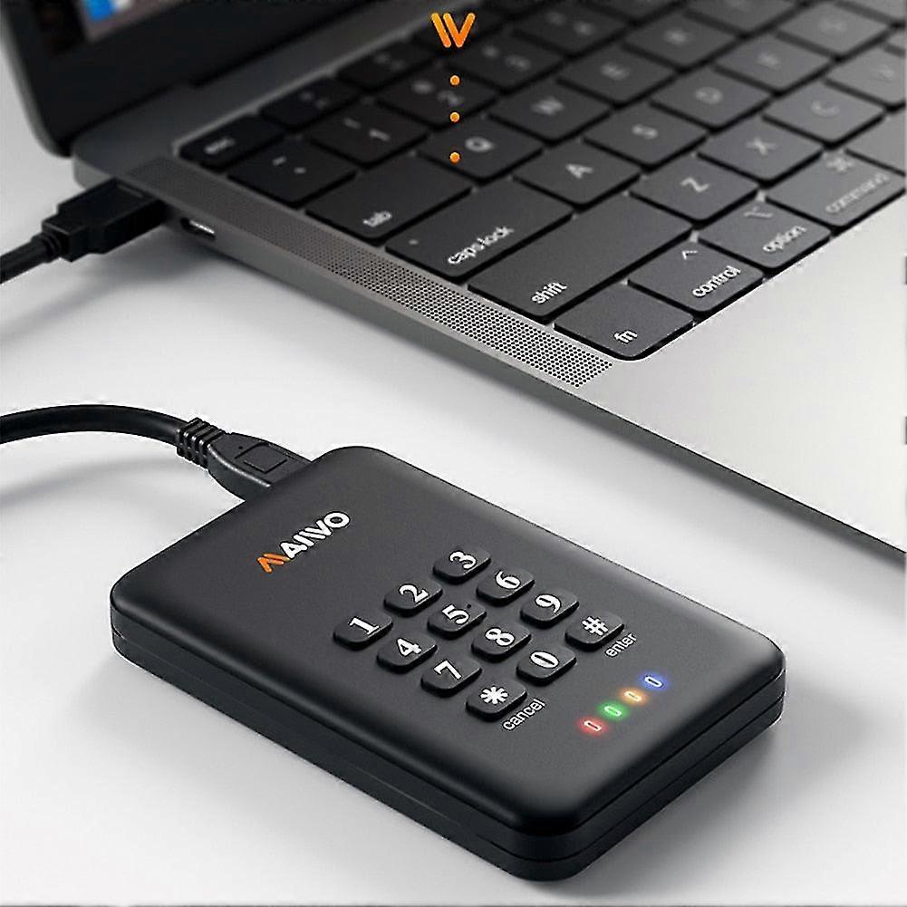 Encrypted hard drive enclosure usb3.0 ssd solid state drive box high speed replacement protection ac