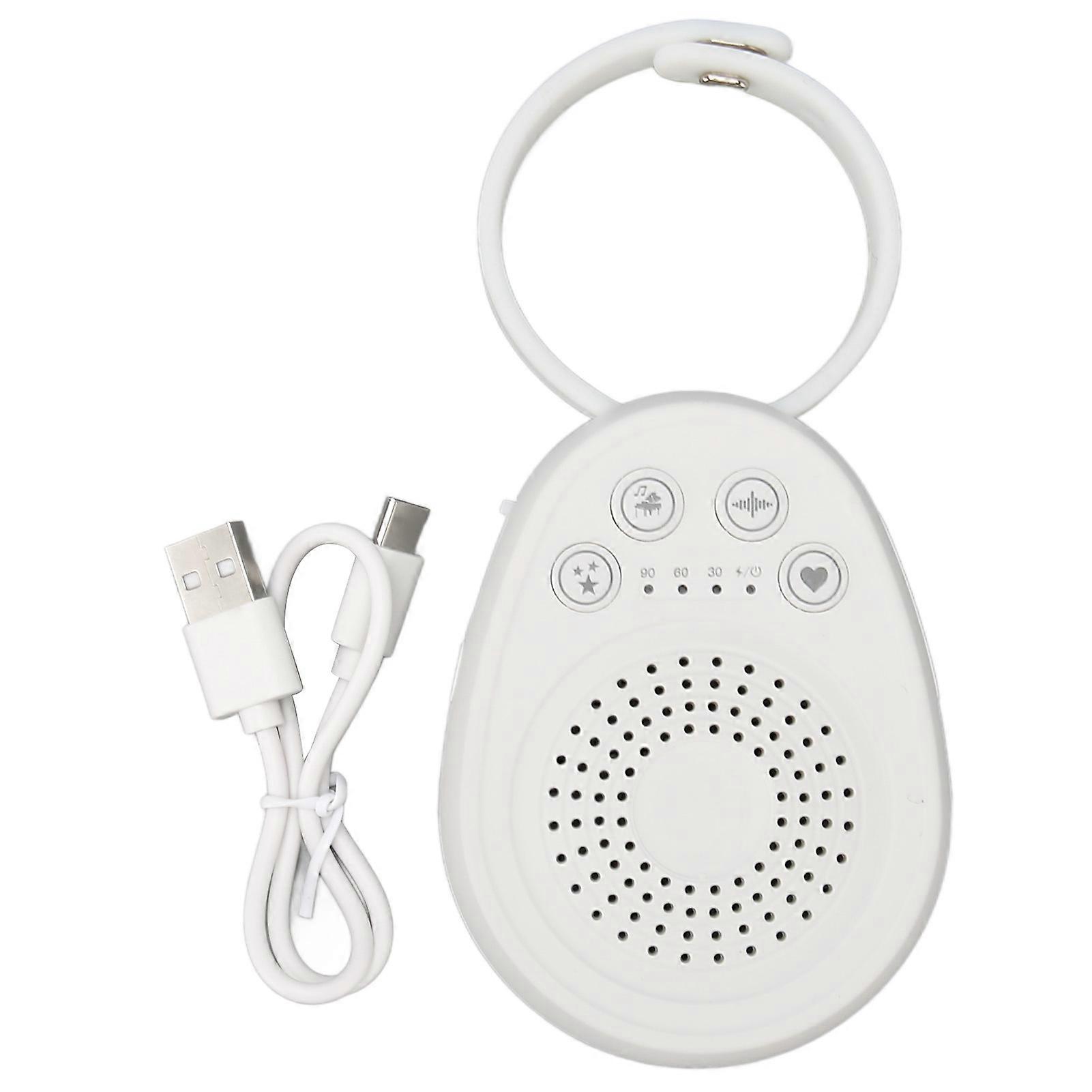 White Noise Sleep Sound Machine Built In 20 Sound Sources Portable White Noise Machine With Timer Function For Baby