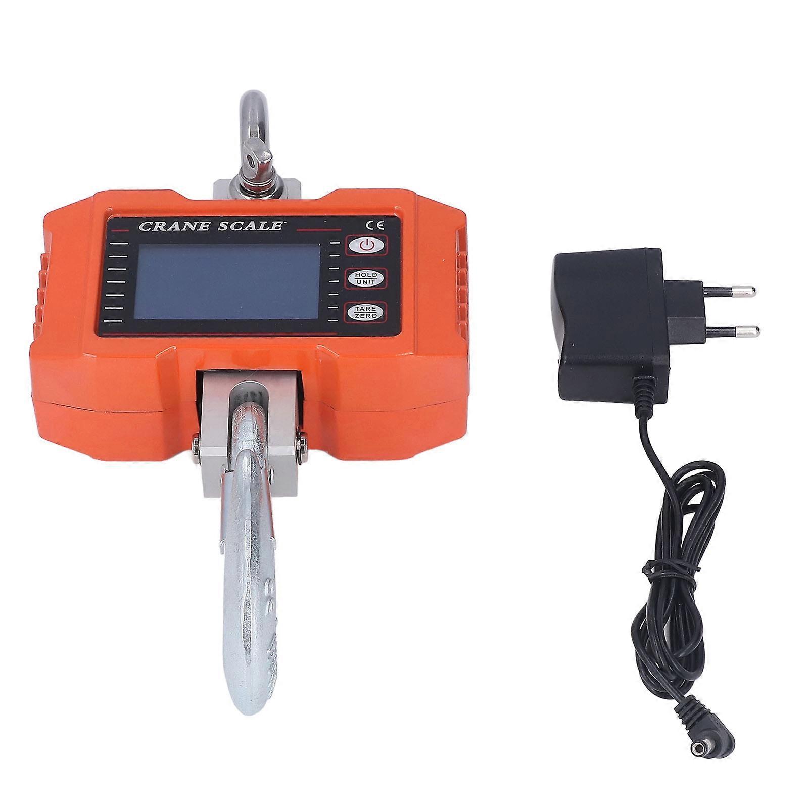 2200lb Electronic Hook Scale Lcd Digital Display Industrial Crane Hanging Scale 90240v Eu Plug