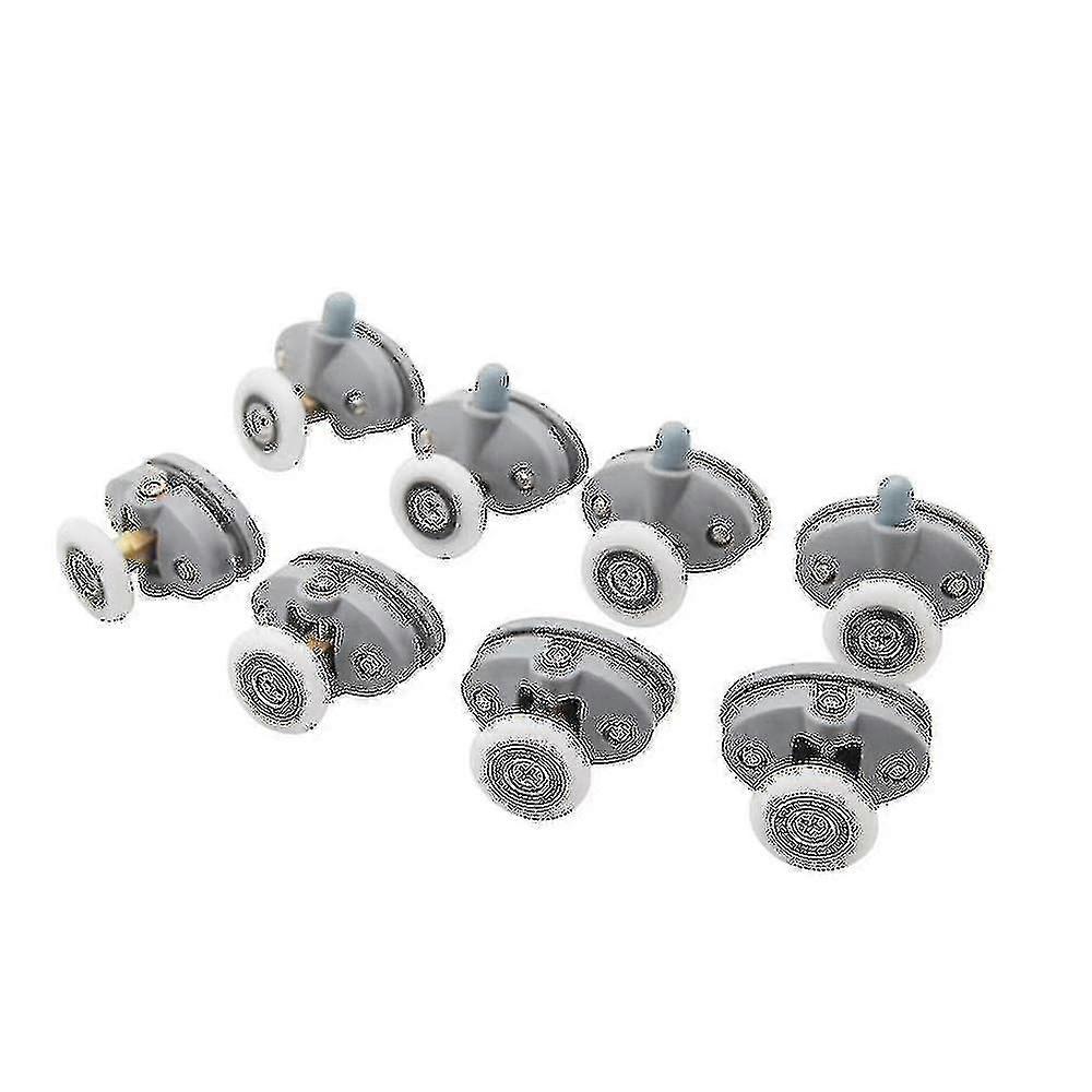 8pcs Nylon Shower Door Roller Wheels 25mm