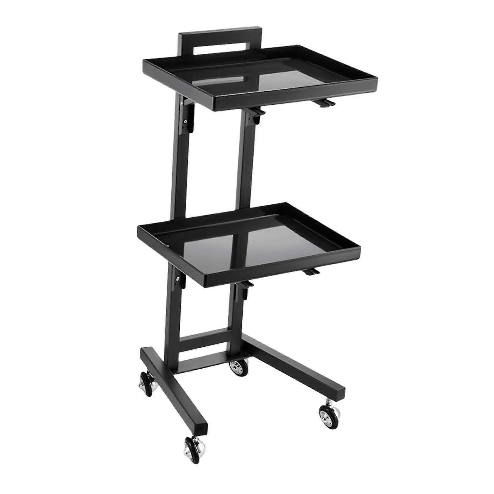 Rolling Salon Tray Cart Organizer Salon Storage Tray Trolley for SPA Studios
