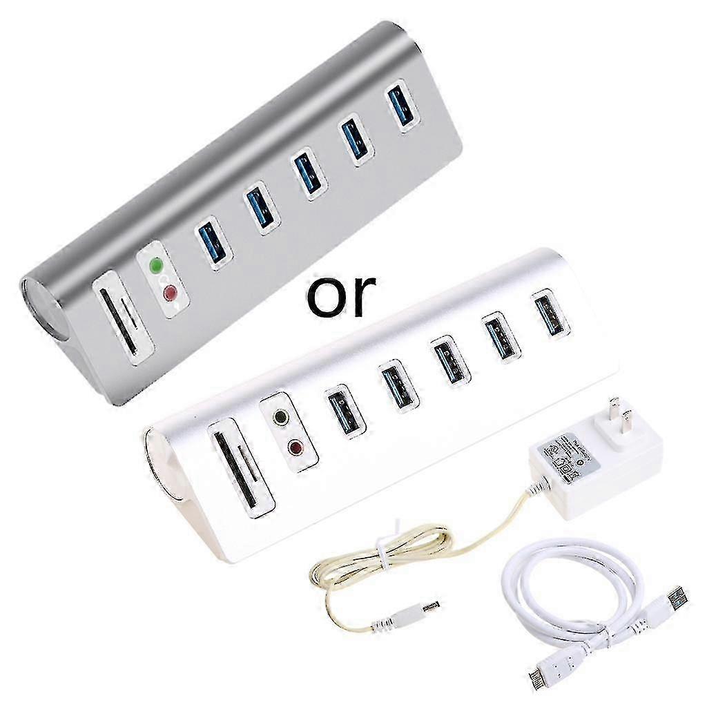 5-in-1 Hub Usb3.0 5gbps Docking Station Sd Tf Reader Aluminum Multifunctional