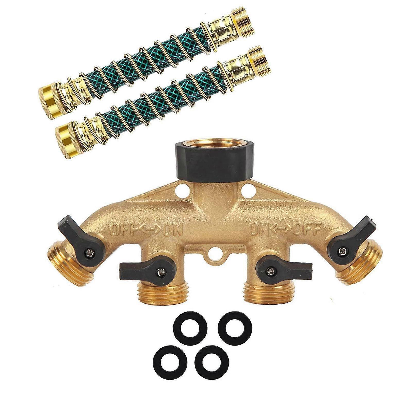 Garden Hose Splitter Leakproof 3/4" Hose Connector for Patio Watering Garden