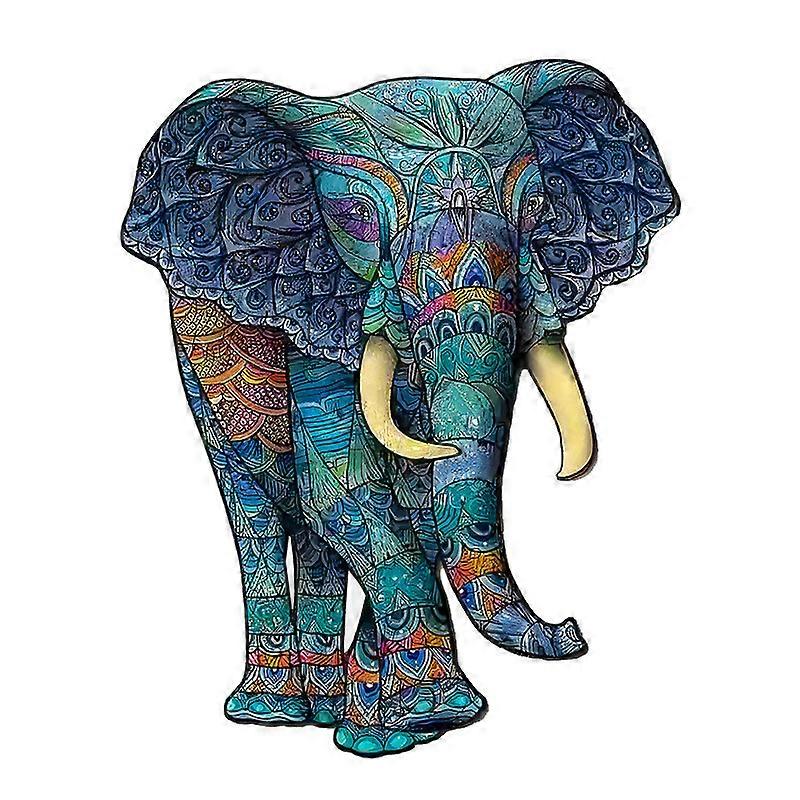 Holzpuzzle Geschenkbox mit Kinderpuzzle Tiermuster