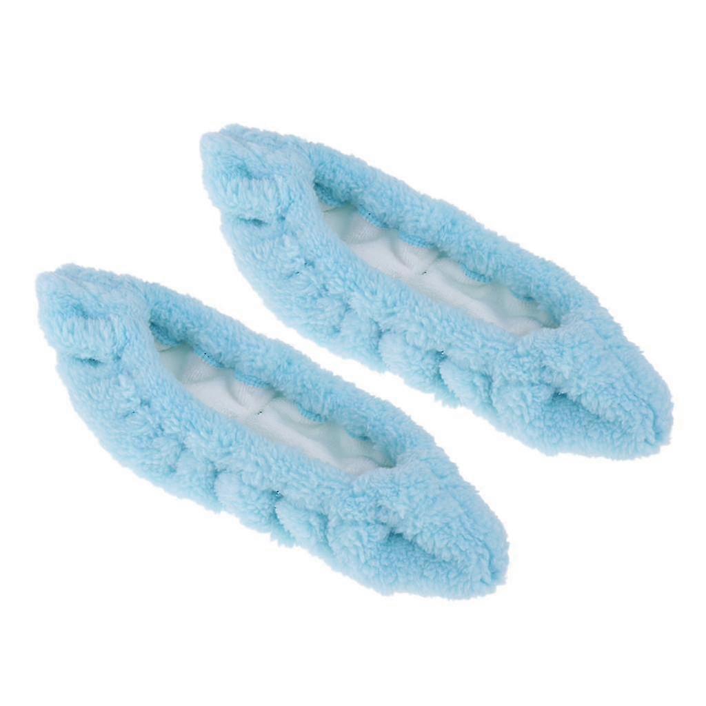1 ζευγάρι Χόκεϊ επί πάγου Φιγούρα Skate Blade Cover Jacket Soakers Guards S Blue