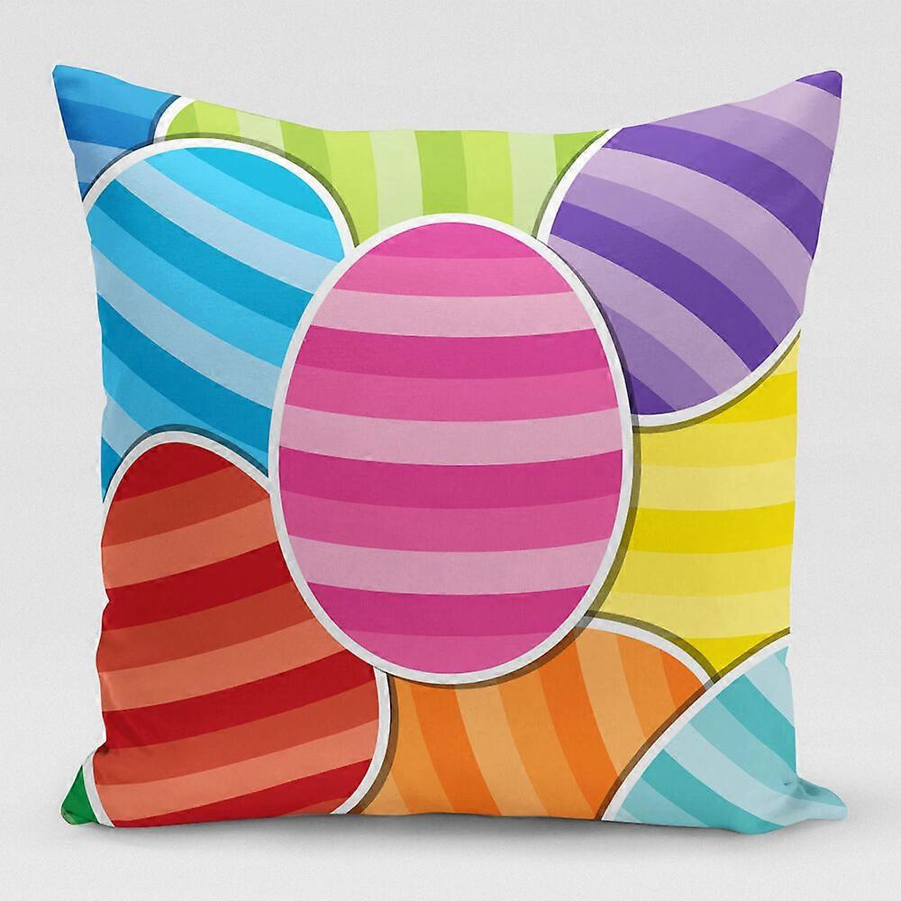 イースターエッグスロー枕ケース伝統装飾ソファコットンクッションカバーデザイン1287jpjcjh