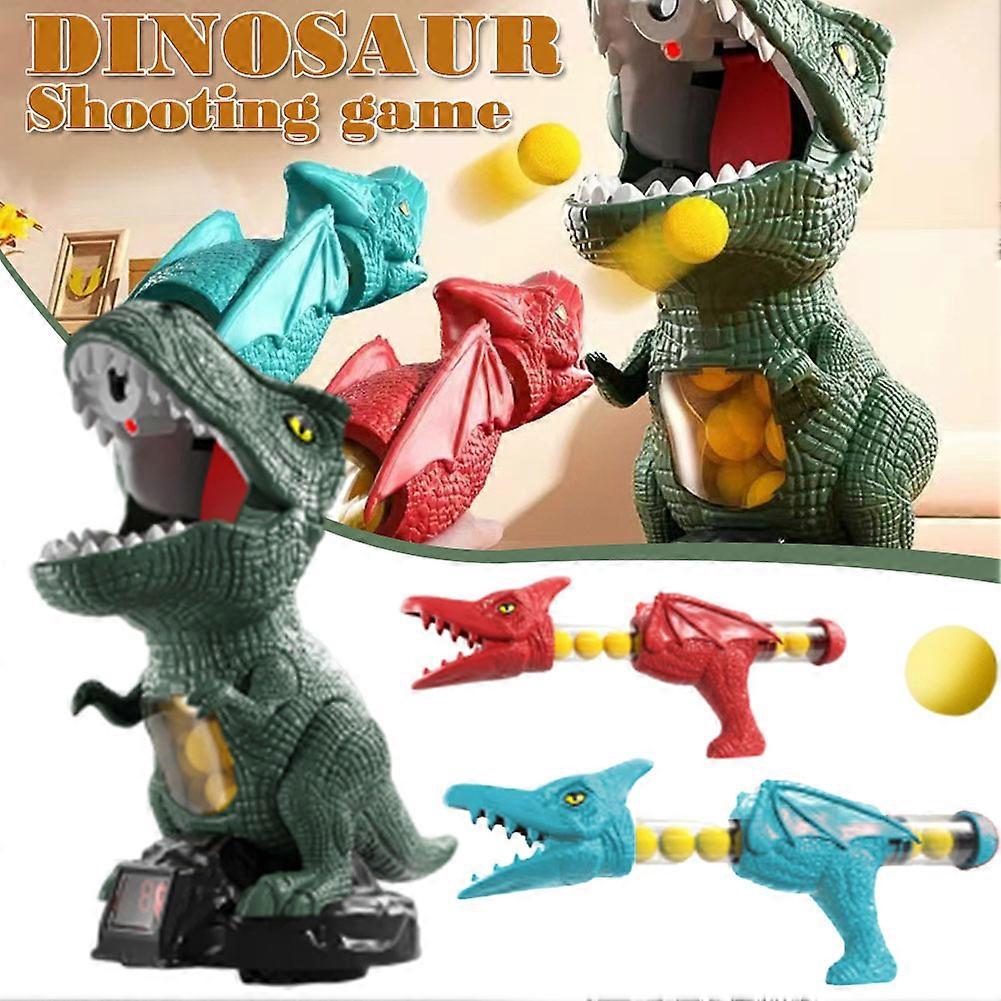 Dinosaur Shooting Toy Set Target Practice Game Plaything for Home Indoor