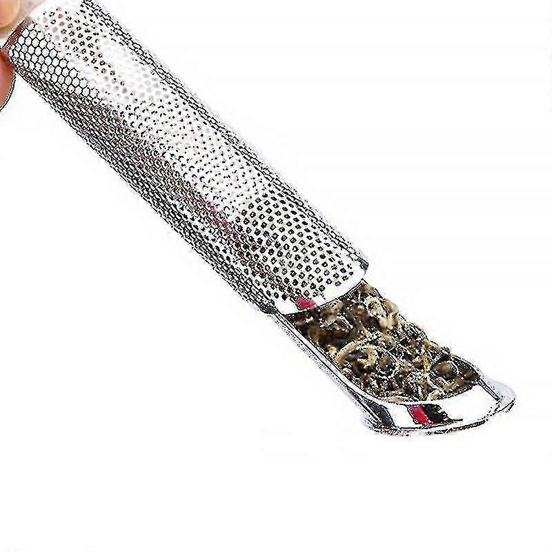 Tea Strainer Stainless Steel Infuser Pipe Design Touch Feel Holder Tool Tea Spoon Infuser Filter