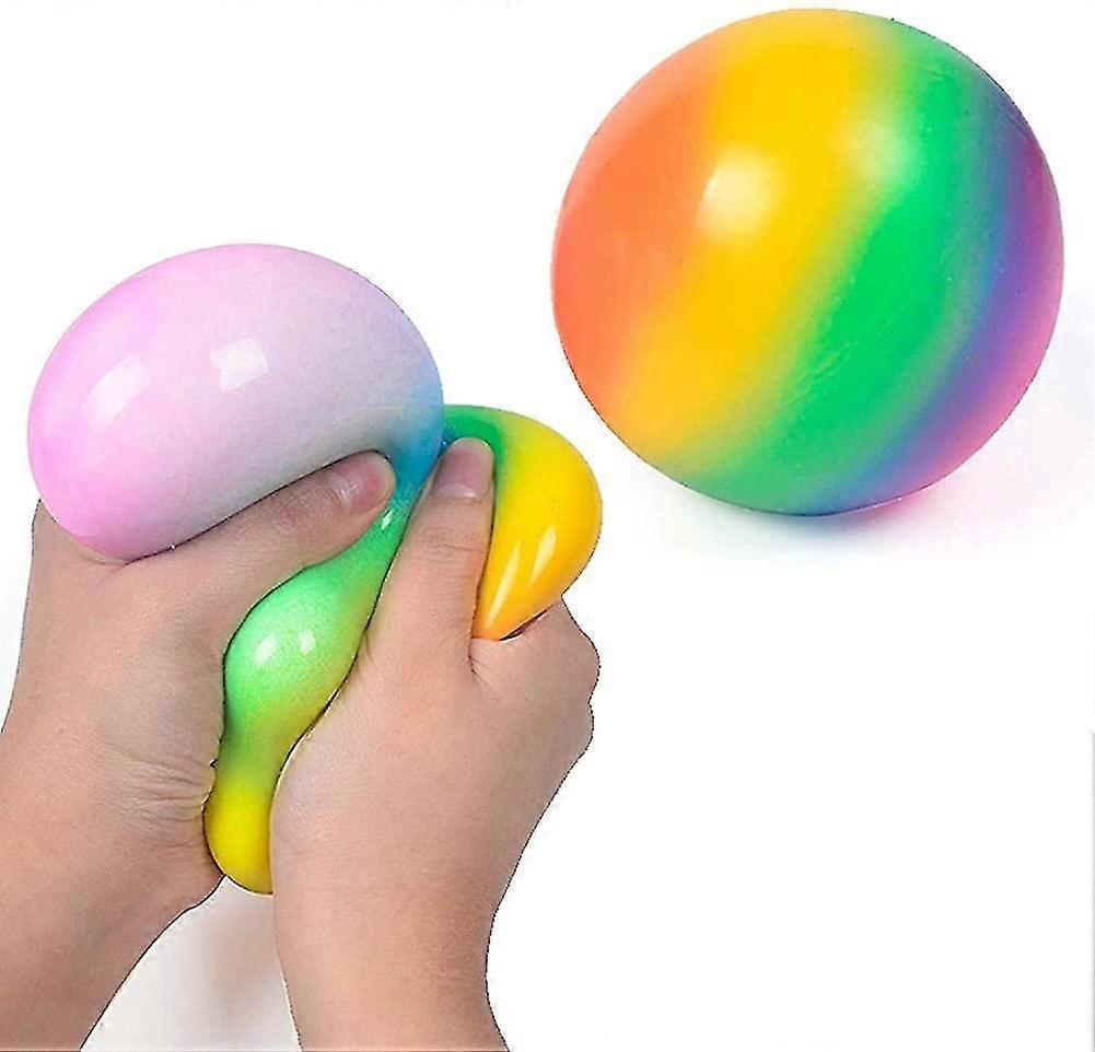 Stretchy Stress Ball Sensory Toys Giant Color Changing Squeeze Ball,sensory